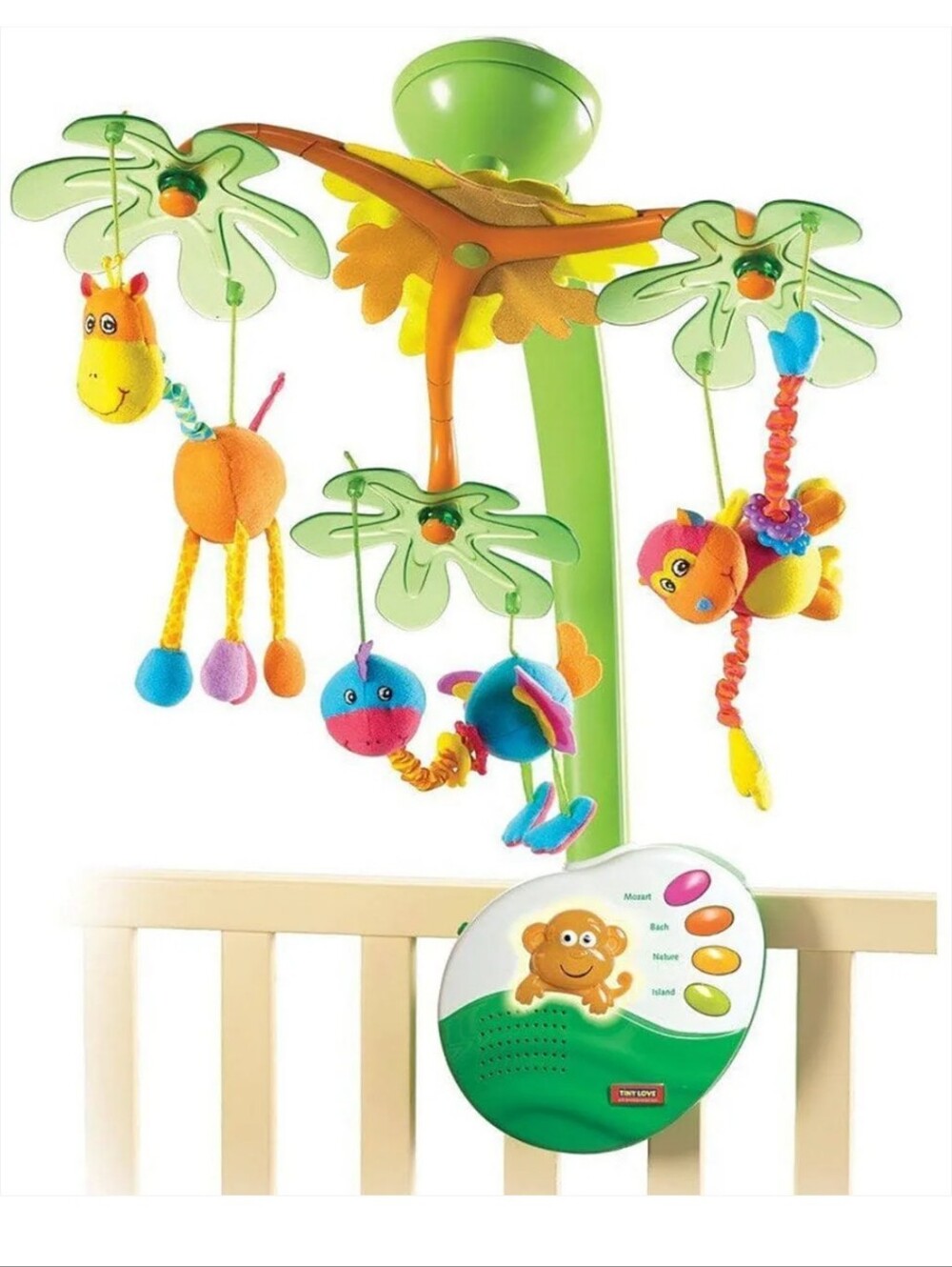 Playful Jungle Crib Mobile - Multicolor Plush Hanging Toys